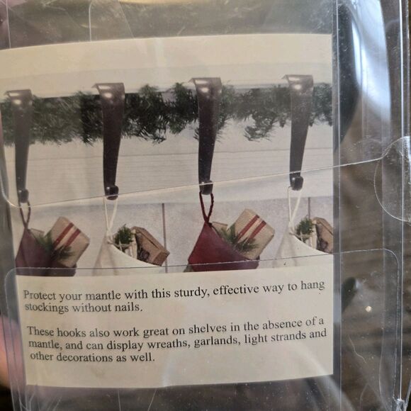 NEW Stocking Holder Hobby Lobby Bronze 4 Inch (4 pieces)  CHRISTMAS 2022 - Picture 1 of 6